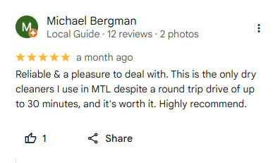 Customer Google Review